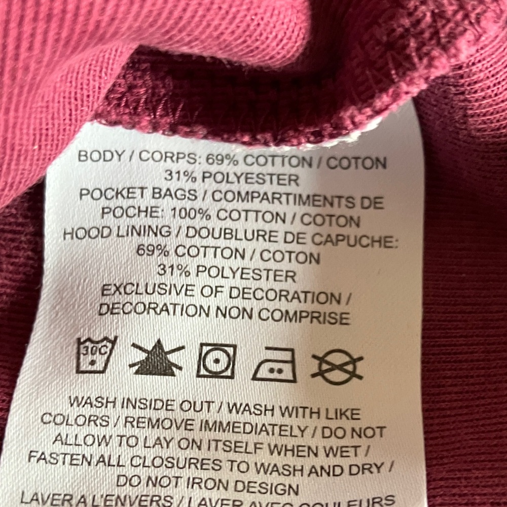 Nike cropped hooded cotton sweatshirt with zipper pockets - Picture 10 of 12